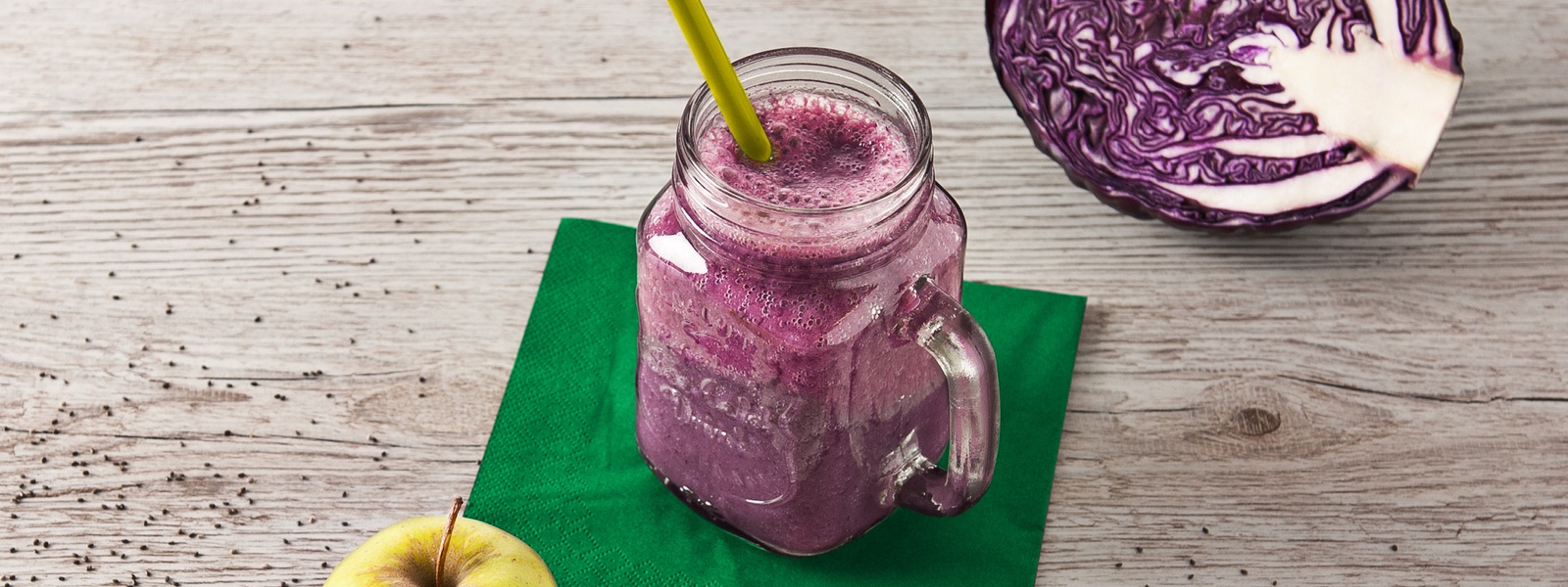 Chia borůvkové smoothie